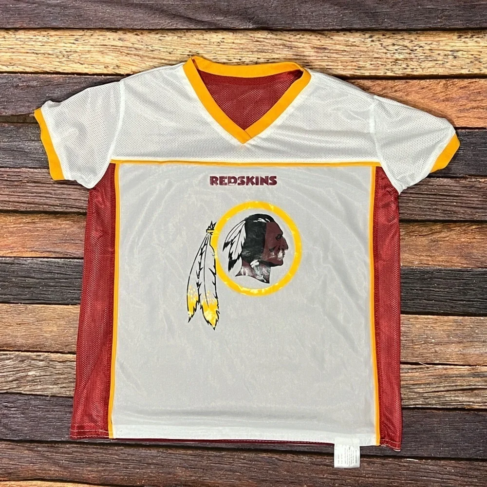 Washington Redskins Commanders Flag Football Boys Youth  NFL Jersey
